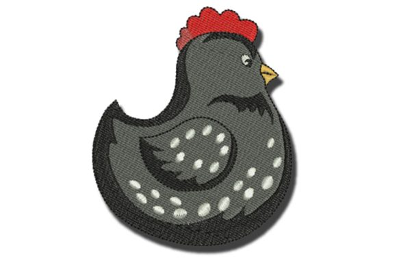Black Chicken: A Bold Stitch for Kitchen and Apparel Projects
