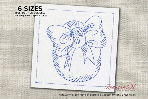 Egg with Bow Lineart: A Sweet Easter Embroidery Review