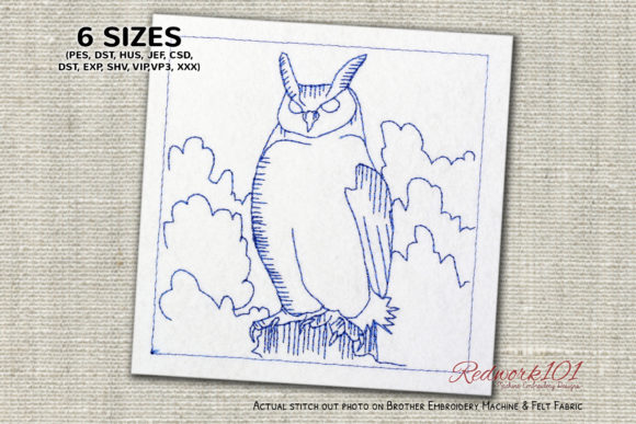 Eurasian Eagle Owl Bluework: A Holiday Design Review