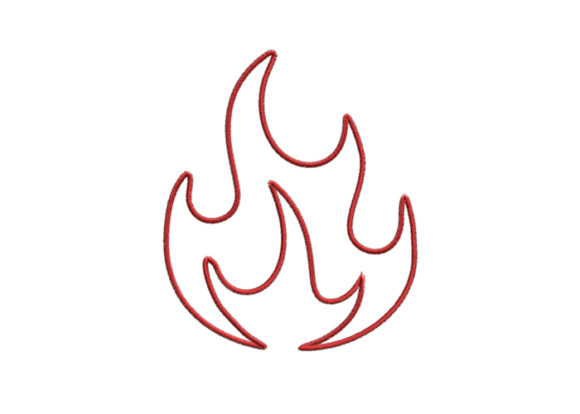 Flame Applique: A Bold Redwork Design for Craft Fair Success