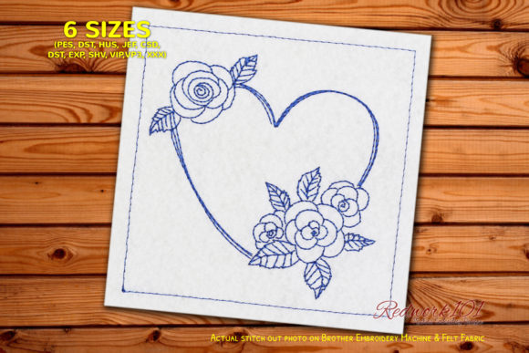Love Flower Redwork: A Seller's Review for Valentine Products
