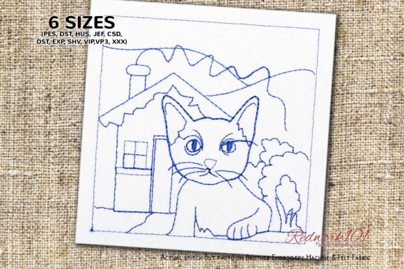 Review: Angry Cat in Window Bluework Design