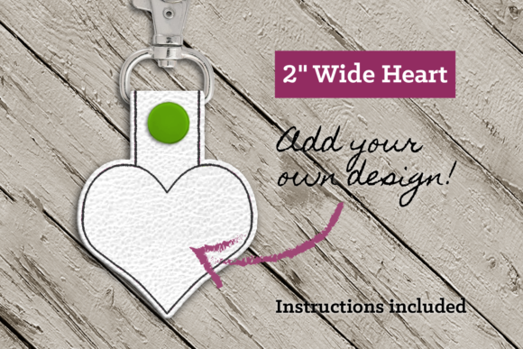 Review: Heart ITH Key Fob Applique for Etsy Shops