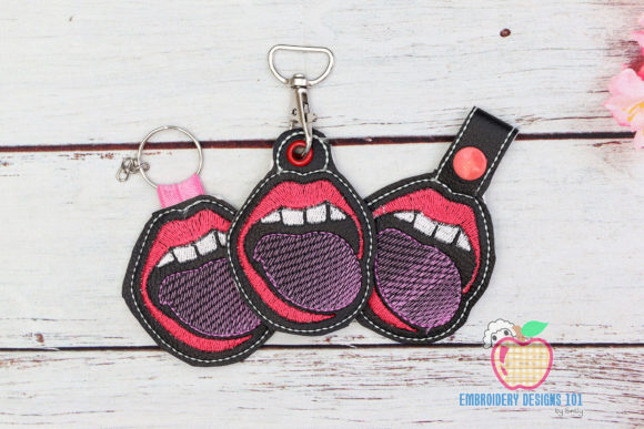 Review: Open Mouth with Tongue ITH Keyfob for Craft Fairs