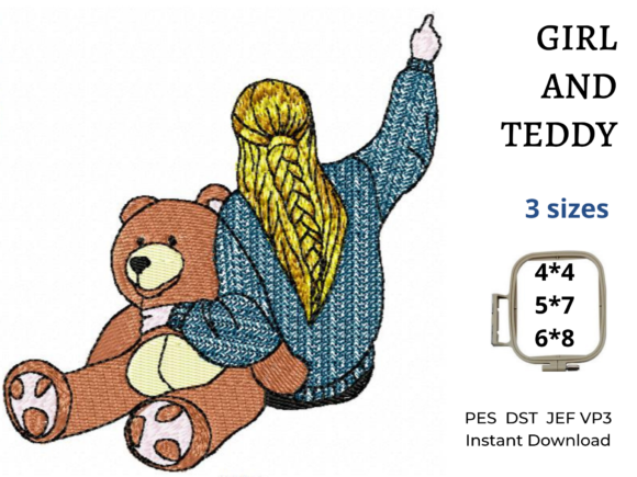 Reviewing Girl and Teddy: A Designer's Take on Cute Embroidery